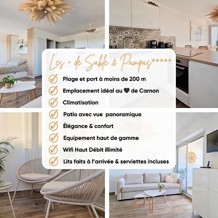 Sable & Pampas - Meuble De Tourisme 5 Etoiles Apartment Carnon-Plage Ngoại thất bức ảnh