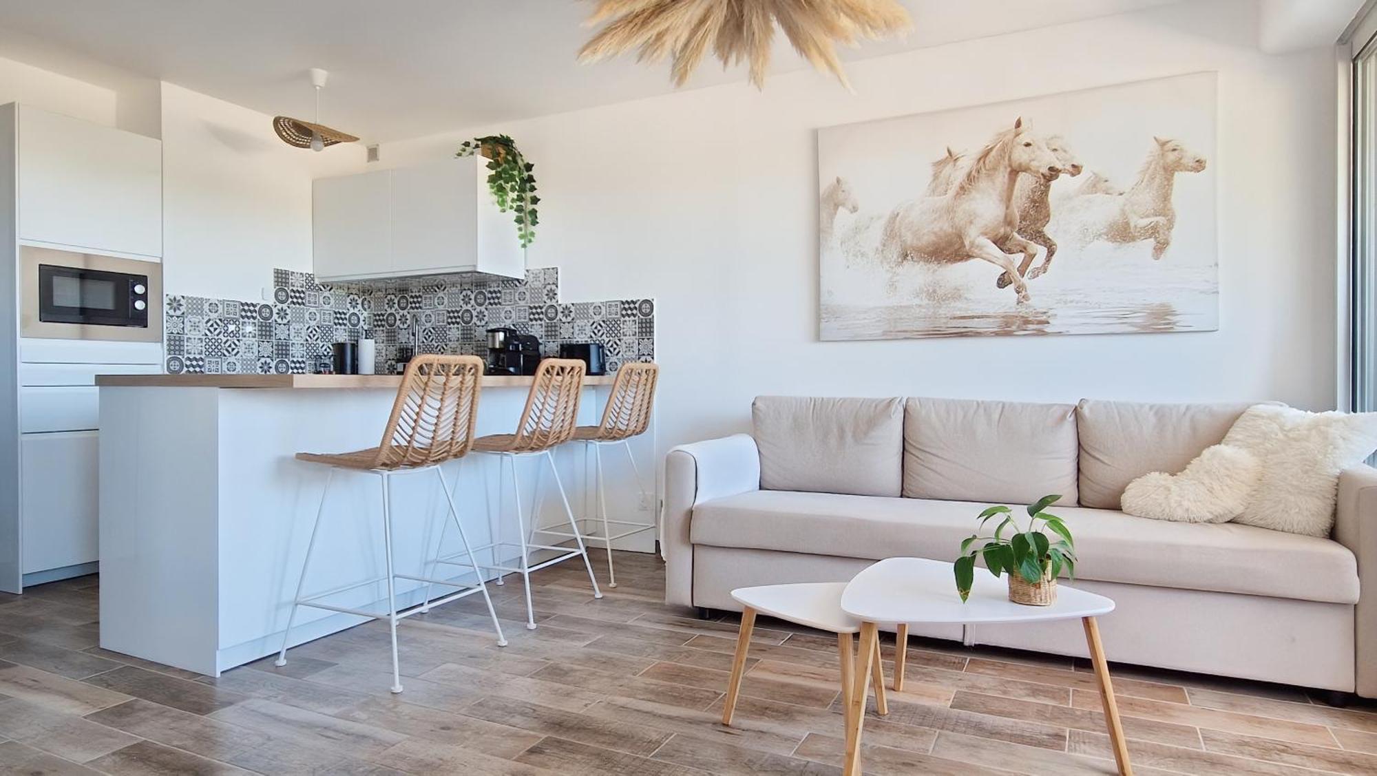 Sable & Pampas - Meuble De Tourisme 5 Etoiles Apartment Carnon-Plage Ngoại thất bức ảnh